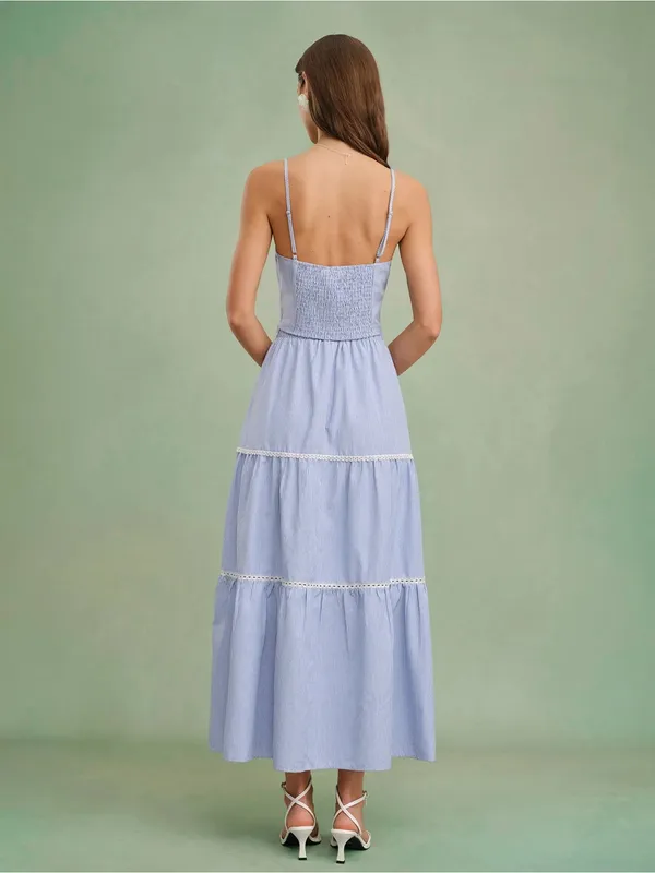 Rihoas Blue Sweetheart Neck Cami Top - Image 6