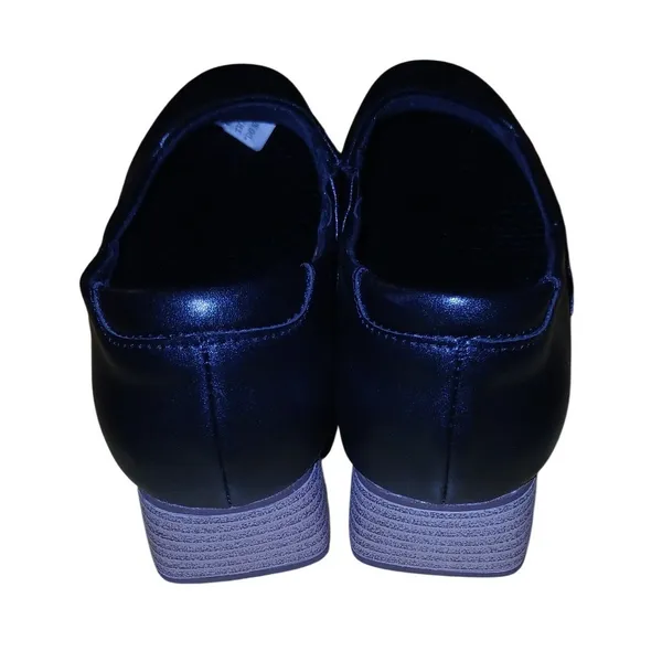 Unbranded Slip On Mules Womens 6.5 Black Block Heel Minimalist Office A27 - Image 5