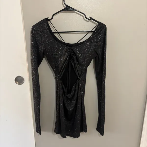 Lucy in the Sky Severina Long Sleeve Bodycon Dress Black Size Women’s Small - Image 5