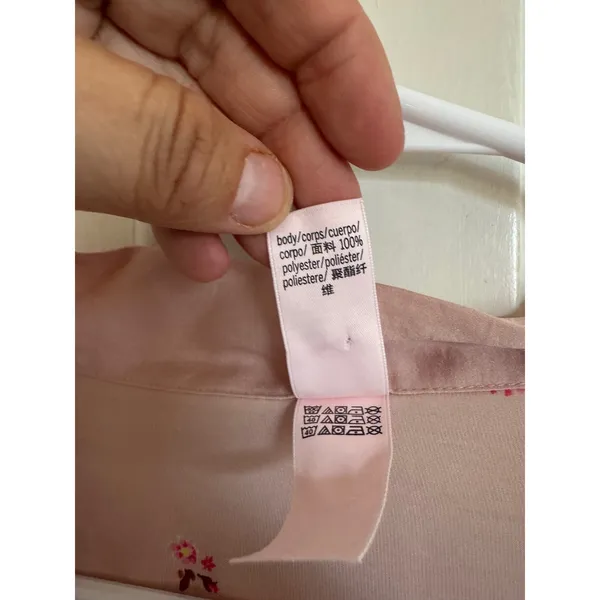 Victoria's Secret pink floral‎ robe size medium/large - Image 7