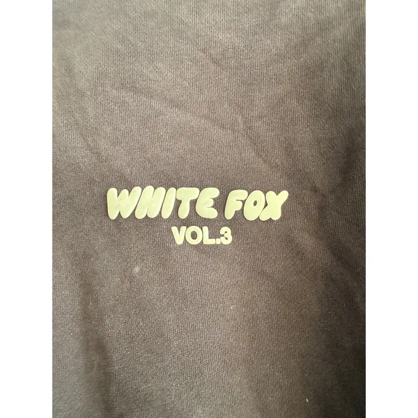 White‎ Fox Vol.3 Brown Oversized Hoodie Sweatshirt Womens 3XS/XXS Puff Print - Image 4