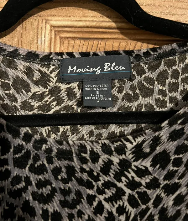 Velvet Cheetah Top Multi - Image 2