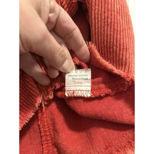 J. Lee Women’s Red Size XL Sequin football Game Day corduroy Fringe Jacket Coat - Image 8