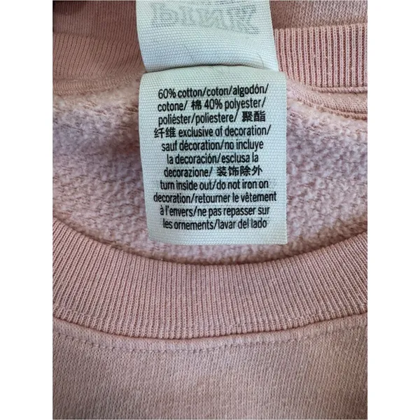 PINK Victoria's Secret Cozy Crewneck Sweatshirt - Pale Pink - Image 5