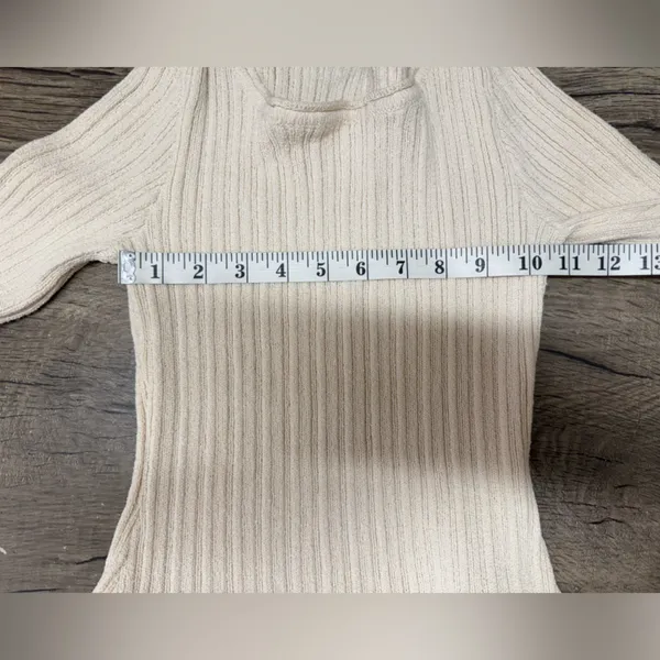 Anthropologie‎ mon renn Elemental Knit Combo Mini Dress size medium - Image 8