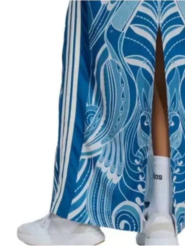 Adidas X Farm Rio Premium Dress blue and white L - Image 2
