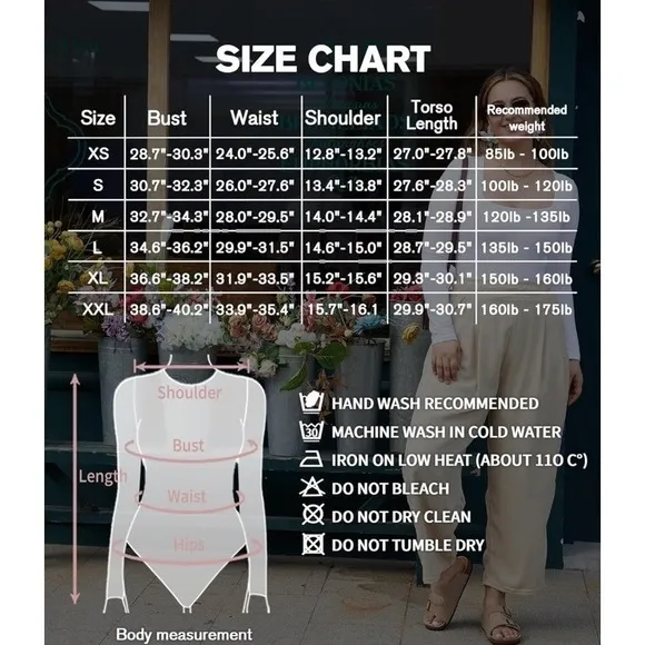 MANGOPOP‎ Women XL Brown Square Neck Long Sleeve Snap Crotch Bodysuit Neutral - Image 3
