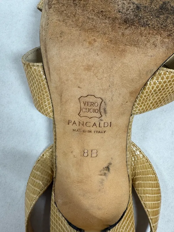 Pancaldi for Diane B Vintage Style Slingback Heels‎ - Size 8. - Image 12
