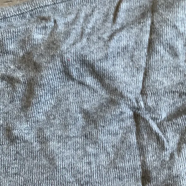 Zara gray ribbed crop top - Image 2