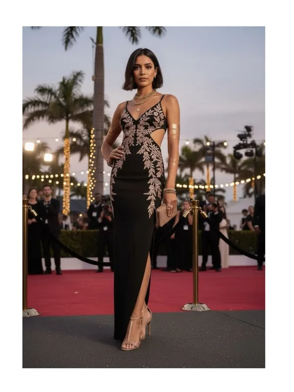 Steve Madden  Red Carpet Glittery Ankle Strap Stiletto Heel Sandals  Rose Gold - Image 15