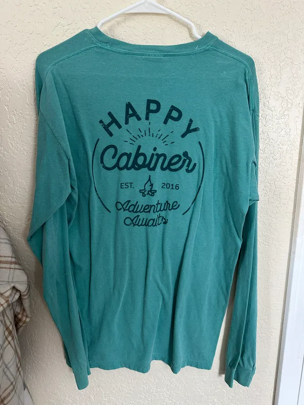 Comfort Colors Long Sleeve Teal Shirt - Image 4