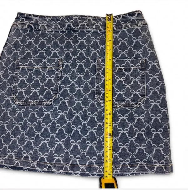 Denim Miniskirt Blue - Image 6