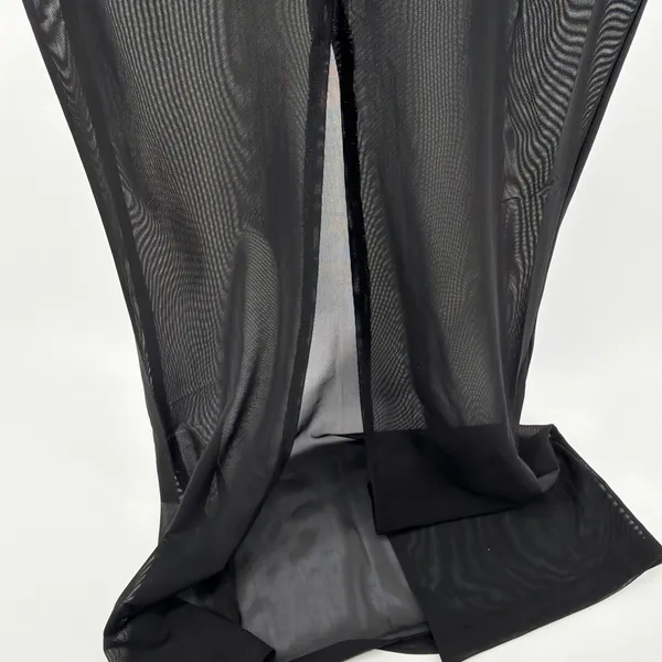 Showpo Laney Mesh Sweetheart Neck Maxi Dress Black Bustier Bodycon NWT US 4 AU 8 - Image 7