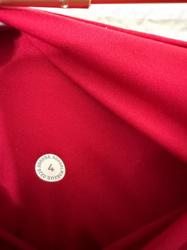 Lululemon Fast and Free Tight 28" *Non Reflective‎ Dark Red Womens Size 4 - Image 6