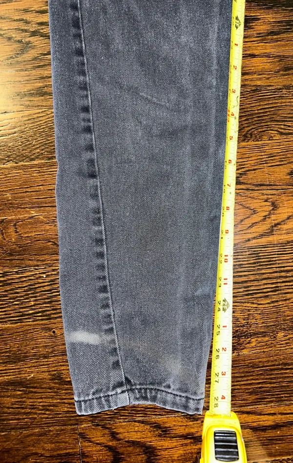 Bugle Boy Slim Fit Black Jeans, size 8R 28” inseam - Image 5