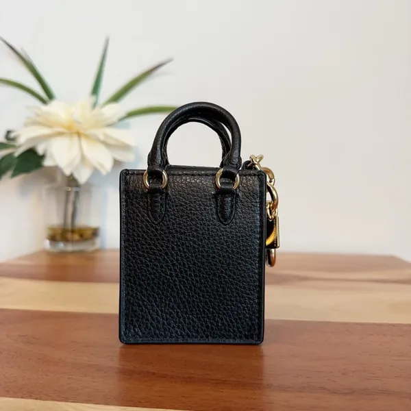 NWT Coach North/South Mini Tote Bag‎ Charm - Image 3