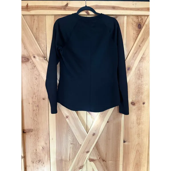 Under Armour Womens M ColdGear Fitted Long Sleeve Black Base Layer Active Top - Image 2