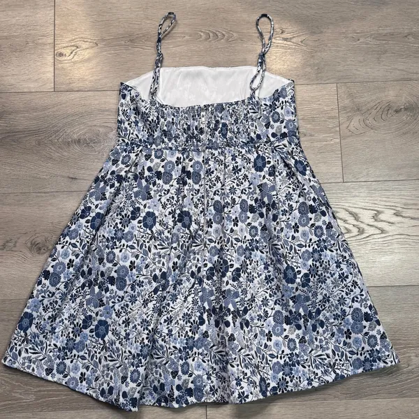 Altar'd State Mavey Blue Multi Floral‎ Jacquard Mini Dress Small NWT GG245 - Image 2