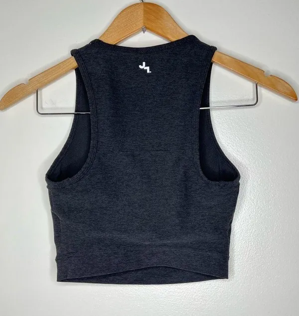 JoyLab High Neck Brushed Jersey Bra Workout Crop Top Size Extra Small - Image 3