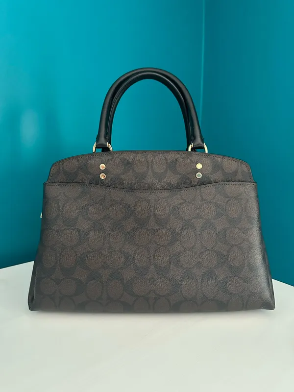Coach Logo Crossbody Signature Brown Bag - Image 4
