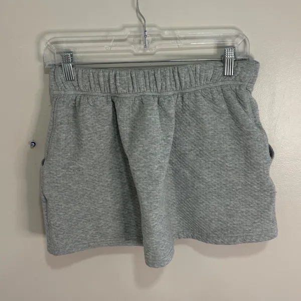 Offline by Aerie Heather Gray Quilted Mini Skort with Pockets Womens Small - Image 8