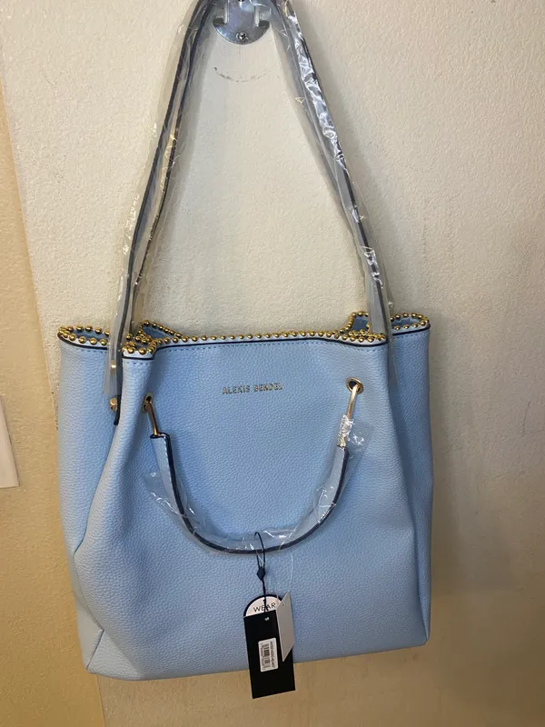 Alexis Bendel Periwinkle Purse Tote - Image 8