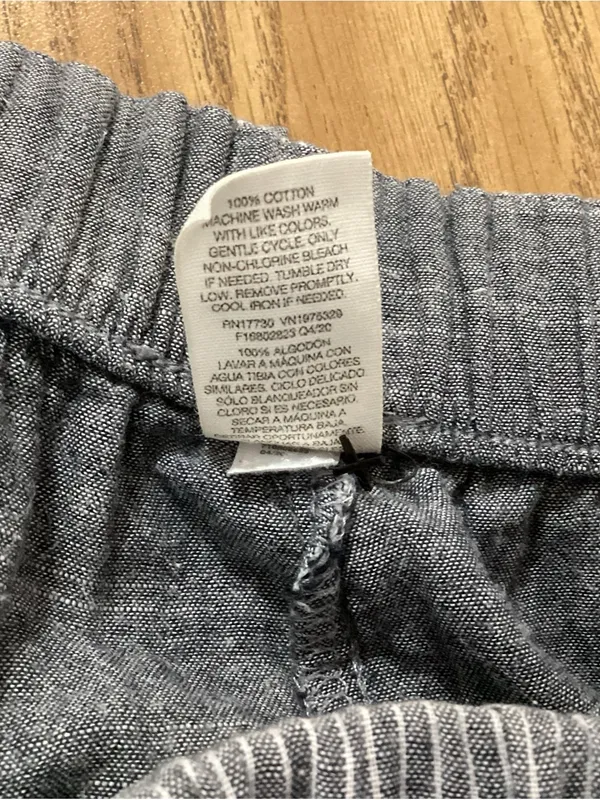 Levi Strauss & Co For Target Chambray Striped Lounge Pants Size Small - Image 7