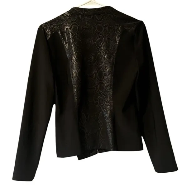 FRANK LYMAN Size 8 Sequin Blazer Jacket Party Evening Designer Modern‎ Classic - Image 2