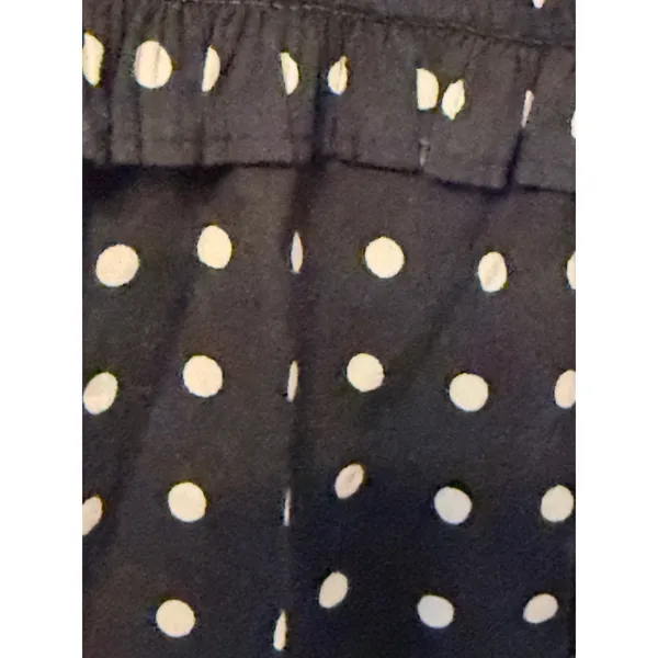 Madewell Dress Sz 10 Black White Polka Dot Smocked Ruffle Mini Sundress Retro - Image 8