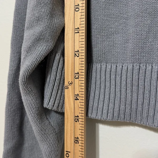 Aritzia Sunday Best Organic Cotton Cashmere Cropped Sweater Size XS Oversized - Image 8