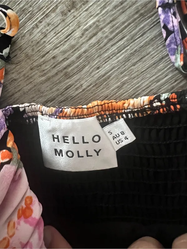 Hello Molly Friendly Banter Floral Mini Dress Size Small/4 - Image 11