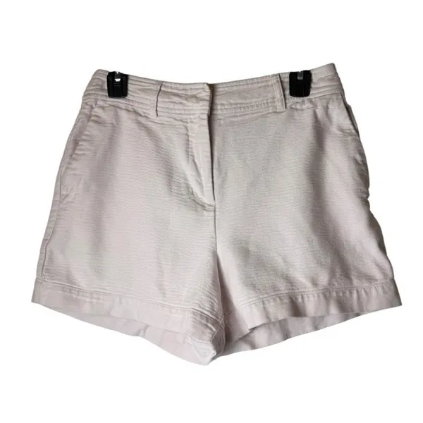 Boden Shorts Women 6 Pink Textured Cotton Modal‎ Chino Preppy Outdoor Designer - Image 2