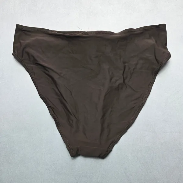 Envya Brown Swim Beach Cheeky Flirty Boho Bikini Bottom L‎ Large 12 - Image 2