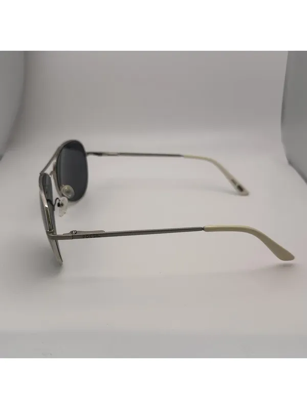 Fossil Kellan Aviator White & Silver Frame Polarized Sunglasses - Image 8