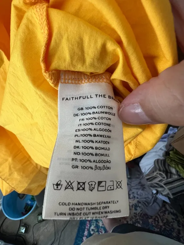 Faithfull The Brand‎ La Ora Midi Dress - Citrus size 4 - Image 14