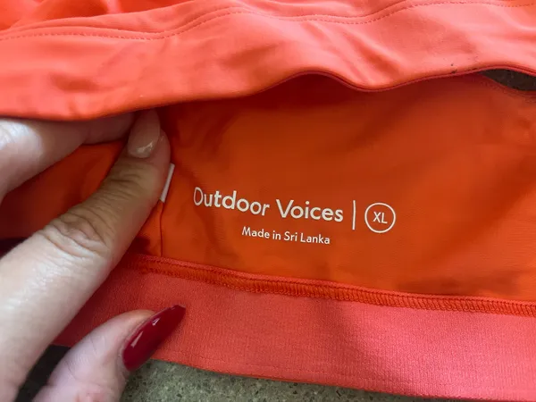 Outdoor Voices Coral Sports Bra - Image 4