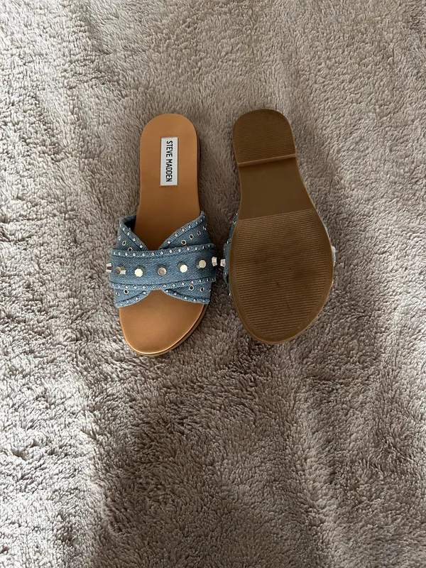 Steve Madden Kayra Denim slides - Image 4