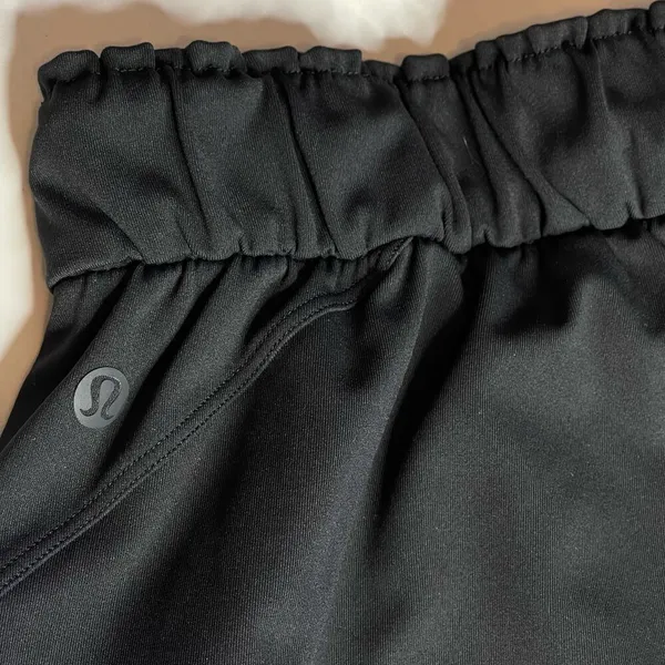 Lululemon Keep Moving Ankle Jogger Pant size 4 Black High Rise Drawstring - Image 6