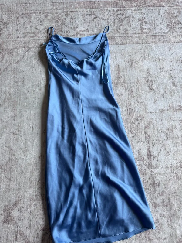 B. Smart Blue Formal Dress - Image 3