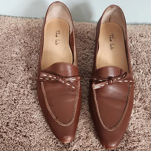 Women's Brown Loafers. Size 35. Brand the lab. That's right - Image 9