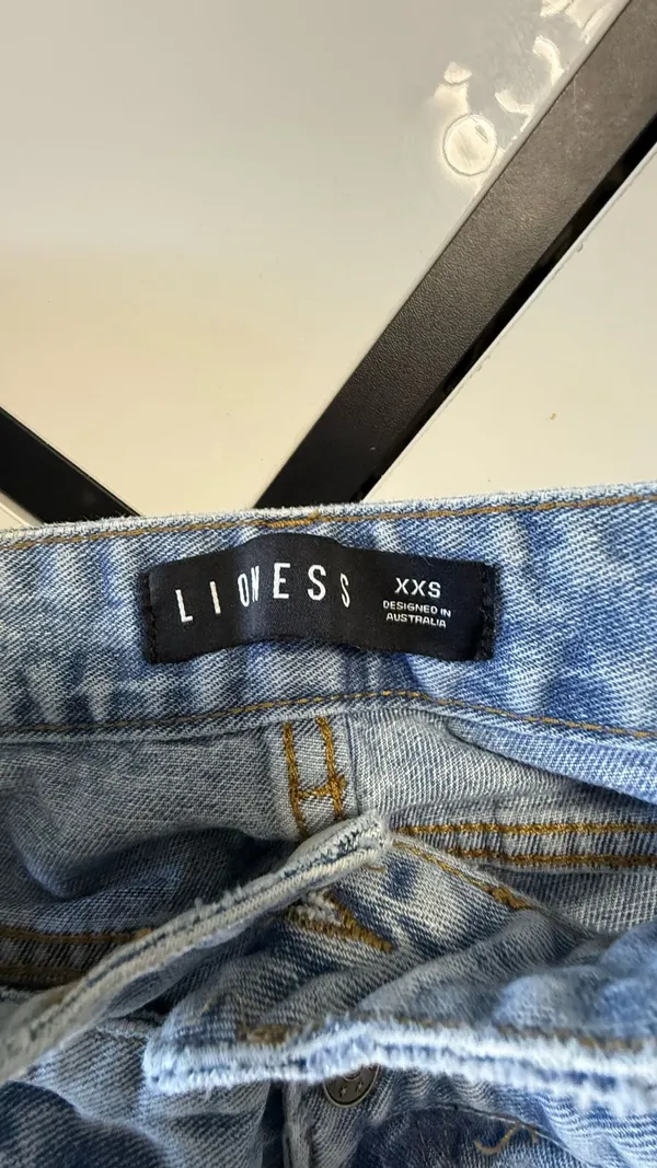 Lioness Australia - Nothing But A Dream Double Waistband Jeans - XXS - Image 4