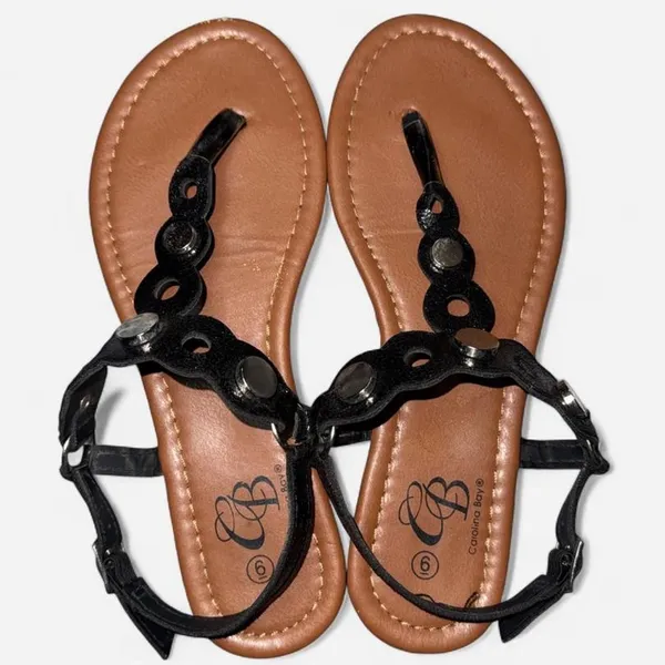 Source Unknown Unbranded Women's Black Sandals - Image 2