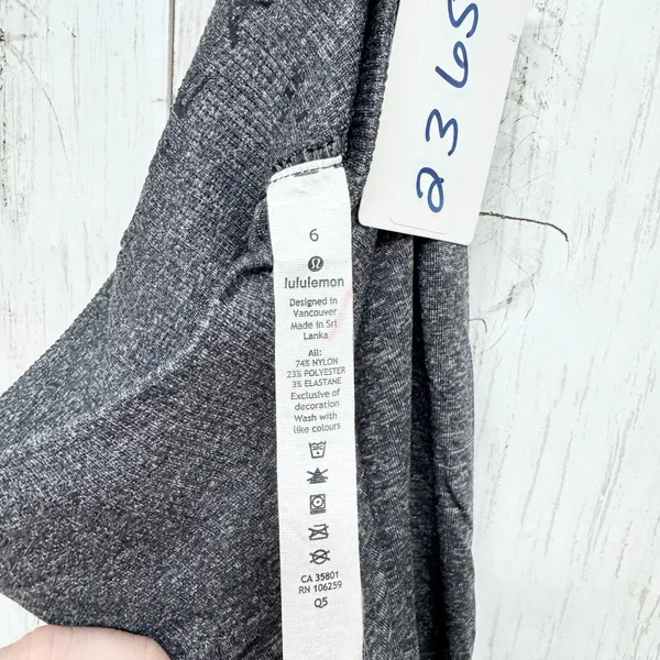 Lululemon‎ Skirt Women Size 6 Heather Gray Boulevard Bliss Midi Casual Athletic - Image 3