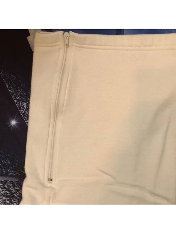 Polo BY RALPH LAUREN Polo sport zipped ankle sweatpants cream color size medium - Image 3