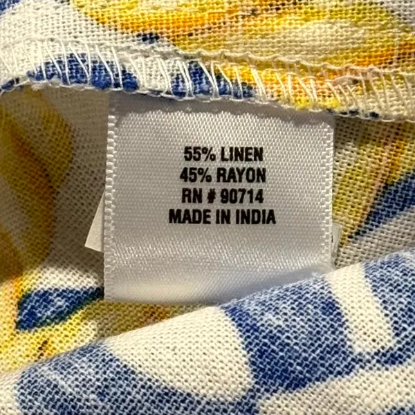 NWT Everlily Shirt Dress Button Up S Linen Blend Nautical Coastal Beach High Low - Image 7