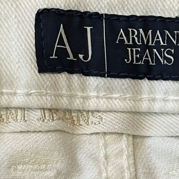 Armani Jeans White‎ White Size 27 - Image 9