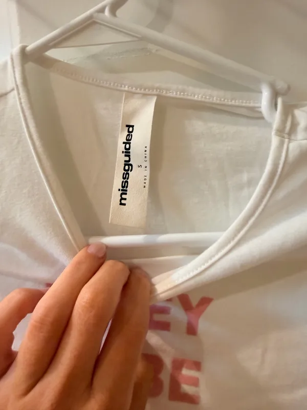 Missguided White Crop Top - Image 2