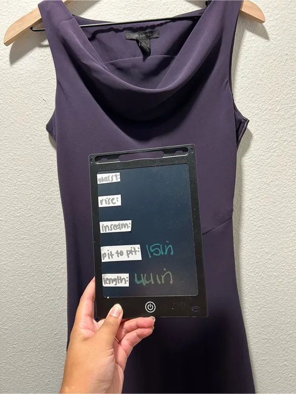 The Limited Deep Plum Cowl-Neck Midi Dress - Image 5
