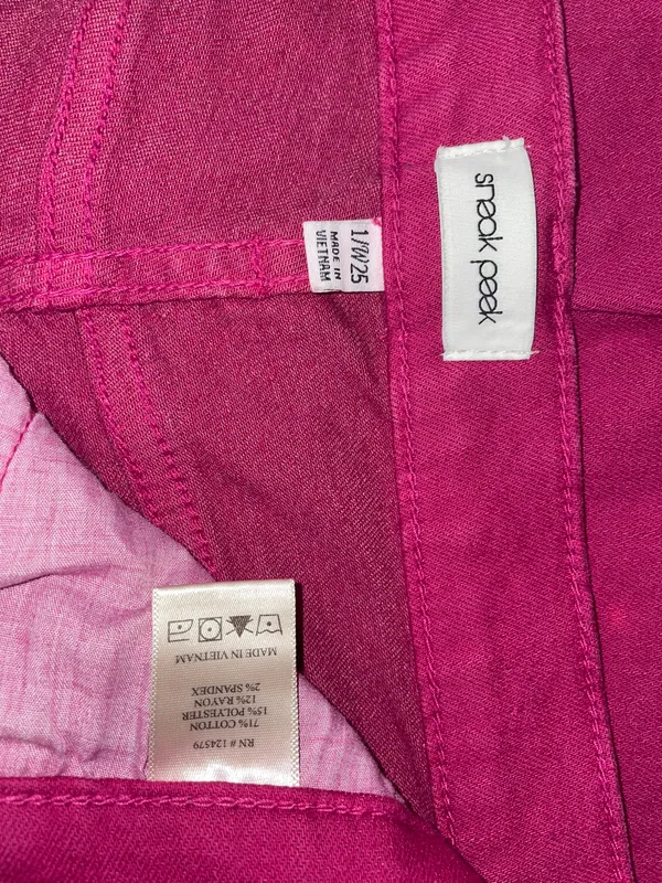 Bell Bottoms Pink Size 25 - Image 4