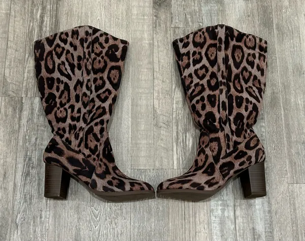 JG Leopard Print Boots - Image 2